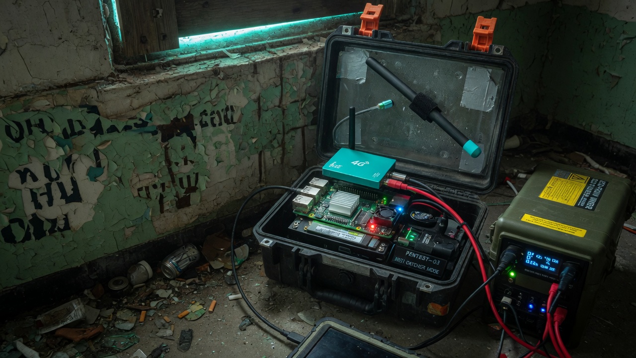 Field-deployed hardware used in real red team scenarios — the kind of tools we test against and with